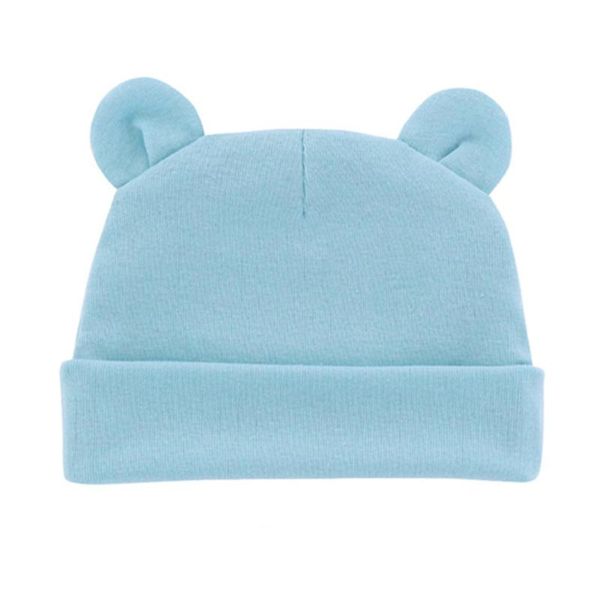 

caps & hats autumn cotton baby hat cut born beanie soft elastic pography props infant accessories cap for girls boy, Yellow