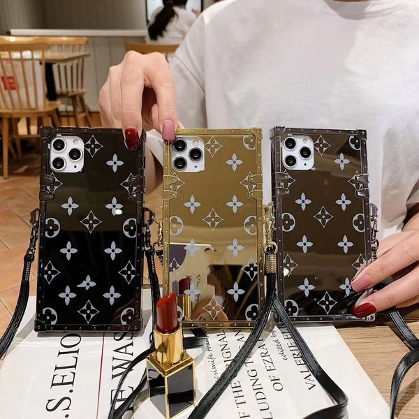 

famous brand trunk design phone cases for iphone 12 promax 12pro 11 xs max xr x 8 plus come with protector in the surface