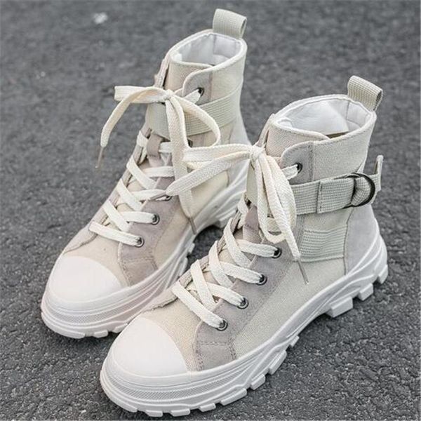 

riding boots women 2021 autumn winter short canvas fashion casual high-breathable fashionable women's shoes, Black