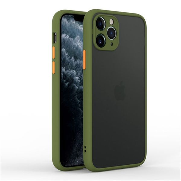 

hard pc cover translucent matte cell phone cases for iphone 13 12-pro-max xr 6 7 8 plus xs max samsung a02s a02 a12 a22 a32 a52 a72 a82 s21