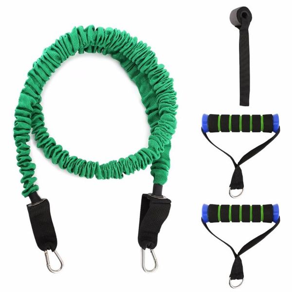 

moko exercise resistance bands, cords tubes with foam handles for strengthening, fitness training, pilates bands