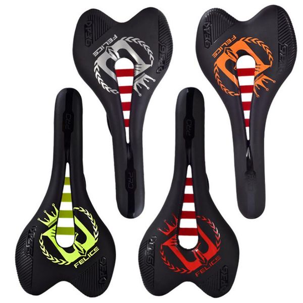 

bike saddles ultralight cycling saddle silicone cushion pu leather surface silica filled gel comfortable seat shockproof bicycle