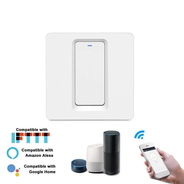 

smart home control zigbee light switch push button life/tuya app remote wall compatible for alexa google home,voice cont