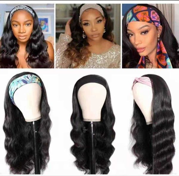 

wig women's women multicolor medium long curly hair wig head cover, Black