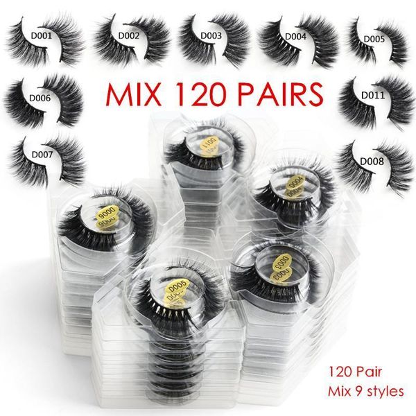 

wholesale eyelashes 10/20/50/100pcs 3d mink lashes natural soft makeup extension thick false lashes1
