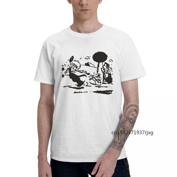 

men's t-shirts pulp fiction krazy kat t-shirt crewneck male t shirt short sleeve oversized classic tees harajuku customized products, White;black