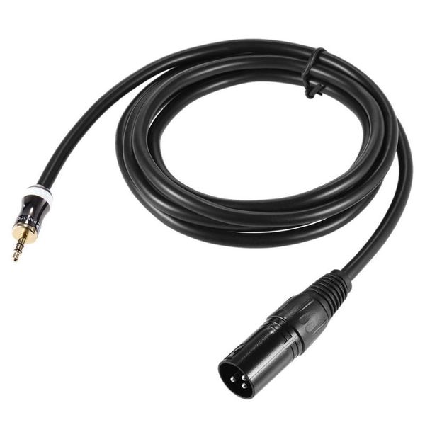 

audio cables & connectors 2m xlr 6.6 feet jack 3.5mm cable for of mixer pc speaker