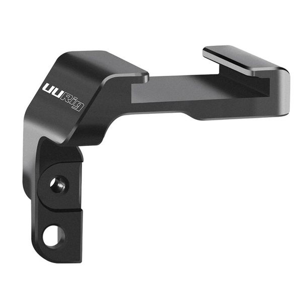 

uurig r011 for sony a6400 vlog microphone cold shoe adapter converter mount extension plate bracket tripods