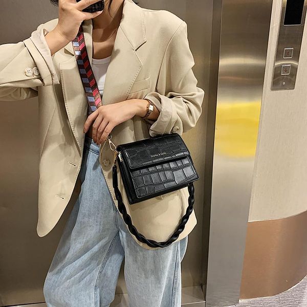 

fashion high-quality pu leather women's handbag shoulder messenger bag female designer luxury all-match bags