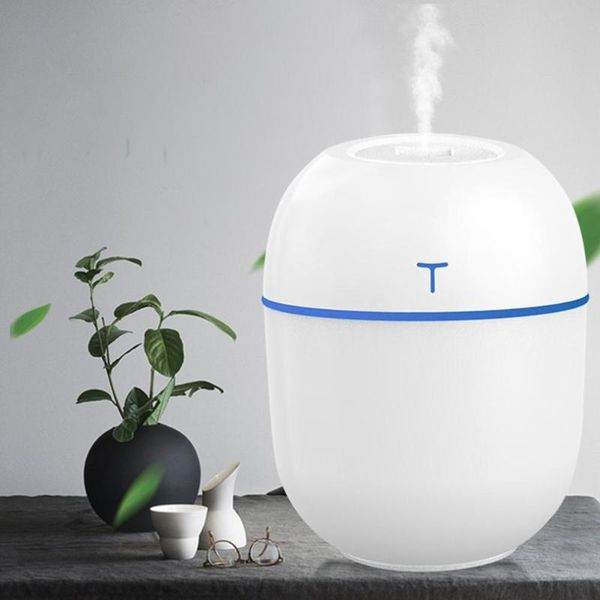 

mini usb deskhumidifier mute home office car fine mist rechargeable humidfier egg shape breathing lamp air freshener
