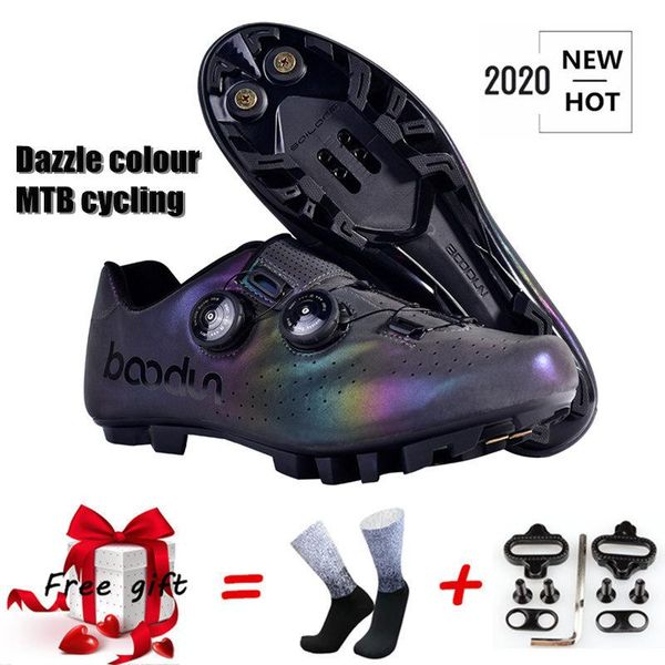 

cycling footwear 2021 mtb shoes professional mountain bike breathable sneakers bicycle racing self-locking sapatilha ciclismo, Black