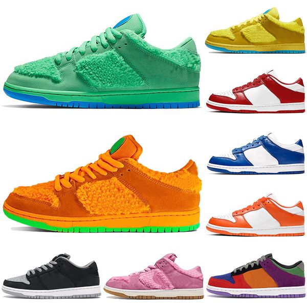 

fashion men running shoes women club 58 gulf unc green glow syracuse white diamond brazil chicago chunky duky trainers sneakers size 36-45, White;red