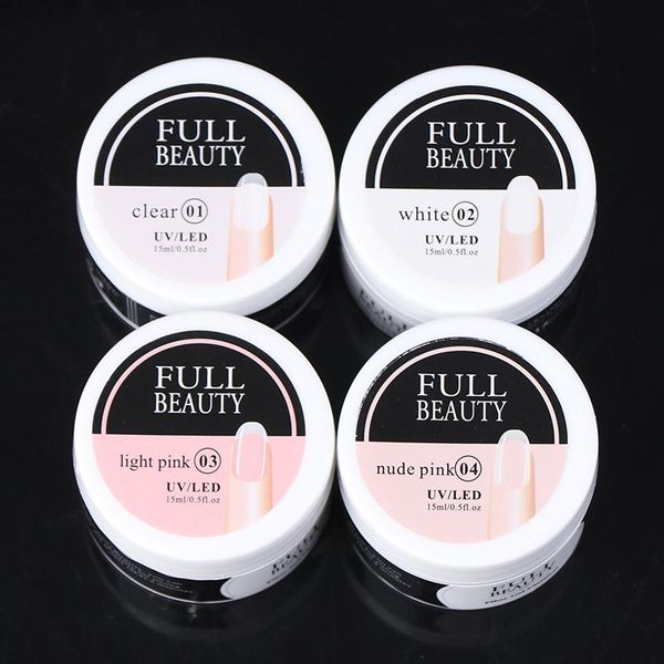 

nail gel 15ml extension builder for nails uv polish vanish manicure, Red;pink