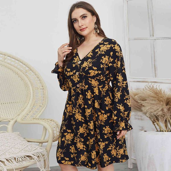 

casual dresses plus size spring summer retro floral print women mini boho beach short dress female vestidos jwkj, Black;gray