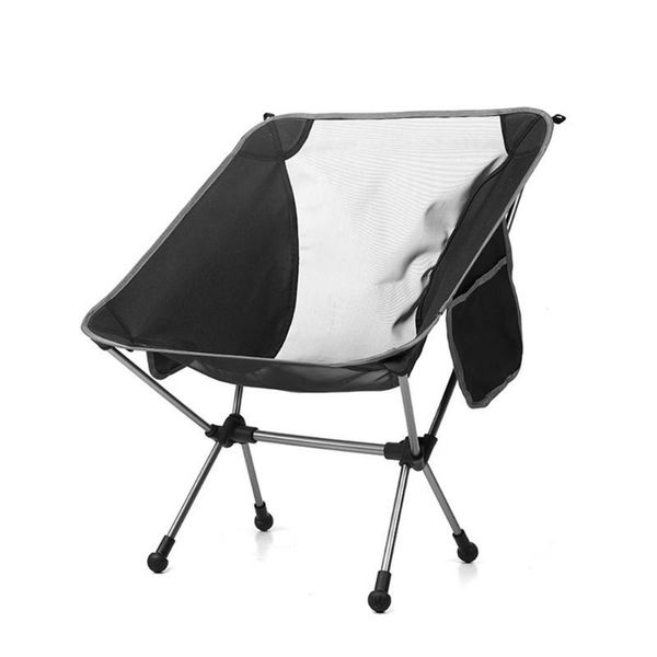 

fishing accessories outdoor ultra-light aluminum alloy folding chair heightening leisure beach backrest camping
