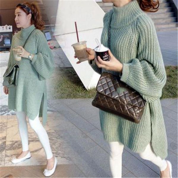 

women's sweaters korean fashion 2021 autumn winter sweater dress knitted mini o-neck dresses women sheath bodycon warm vestidos, White;black