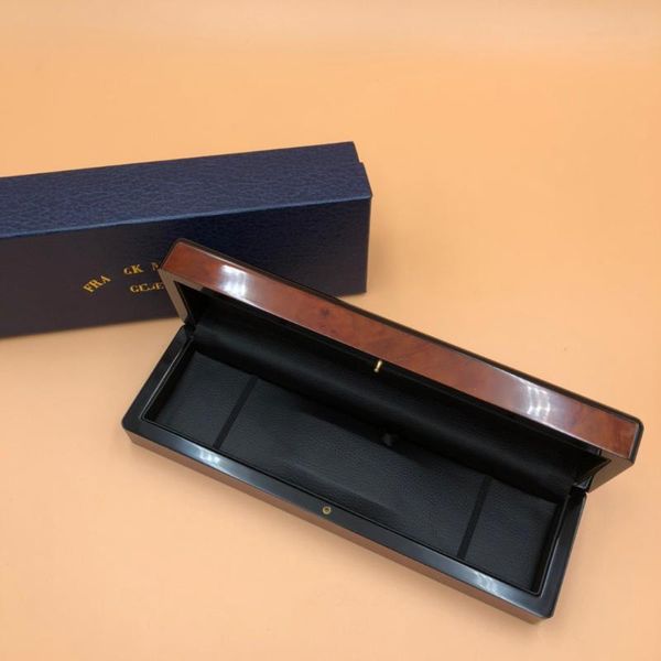 

watch boxes & cases luxury long box, Black;blue