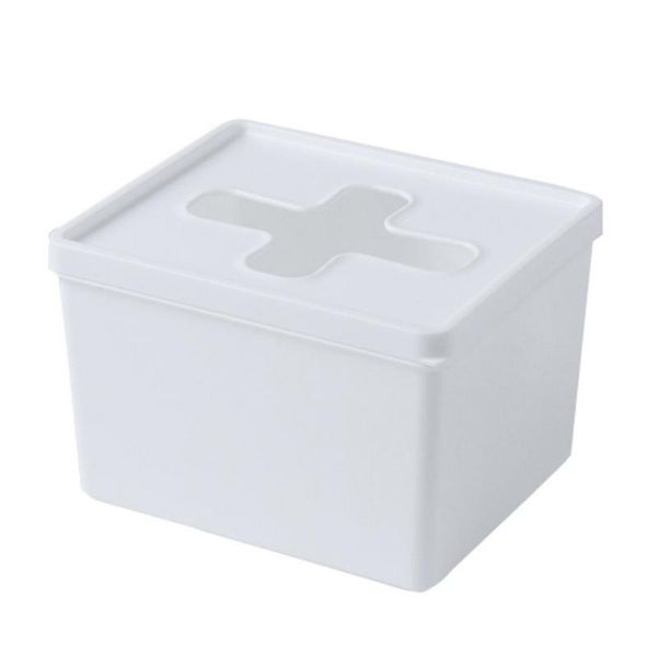 

toilet paper holders household napkin holder visible slot design plastic tissue box sorted cross storage cotton swab garbage bag rack