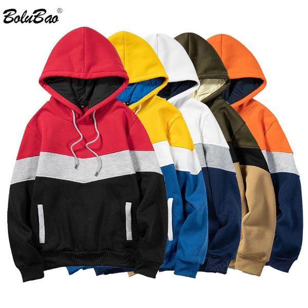 

men's hoodies & sweatshirts brand men fashion patchwork hooded autumn casual wild sports sweatshirt male, Black