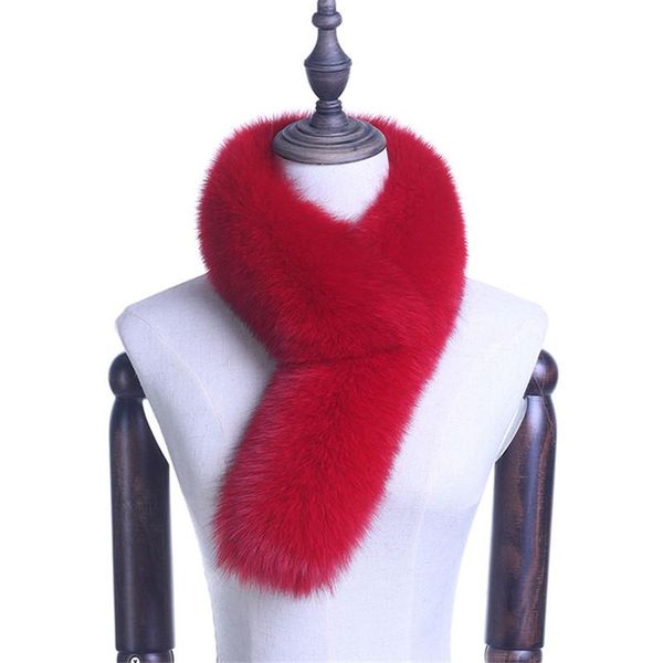 

scarves real fur collar winter scarf female decorative shawl multicolor men's coat collar., Blue;gray