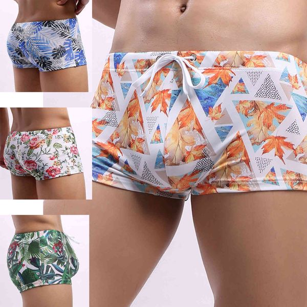 

men's underwear swim trunks 2021 new mens swimsuit swimwear men briefs beach sports swimming shorts, Black;white