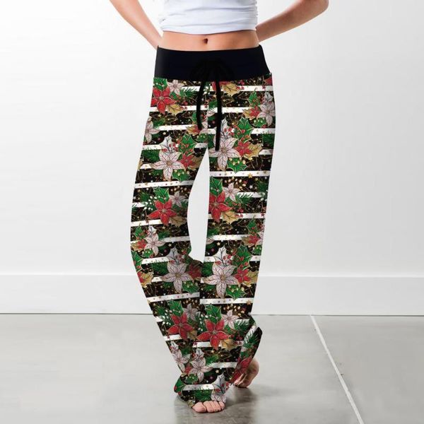 

women's pants & capris tear resistant comfortable women wide leg high waist loose fit lounge for, Black;white