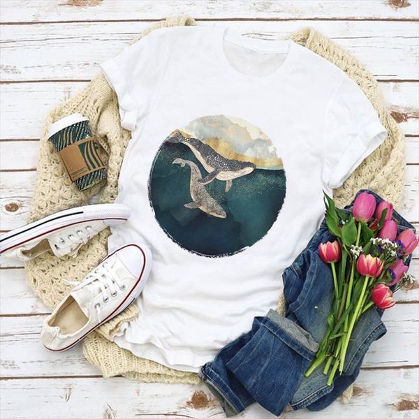 

and women graphic ocean mens t shirt cute aesthetic print summer lady clothes womens clothing tee female, White;black