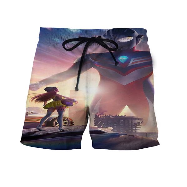 Estate 2021 nuovo costume da bagno per uomo e donna spiaggia personaggio dei cartoni animati tendenza sport pantaloncini da surf per uomo X0316