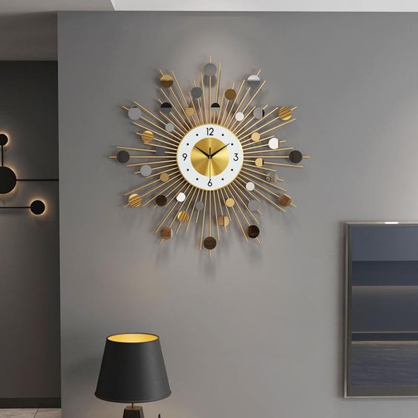 

wall clocks cute office luxury clock nordic design art simple large decorative creative horloge murale home decor ec50bg