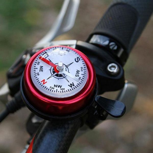 

christmas decorations bicycle compass bell aluminum alloy horn sound alarm protection bells