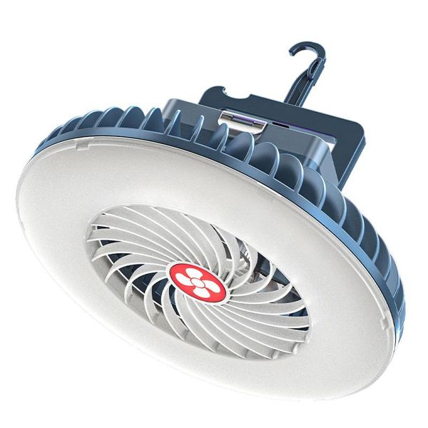 

light beads multifunctional waterproof rechargeable camping lamp tent fan night market booth outdoor cooling portable