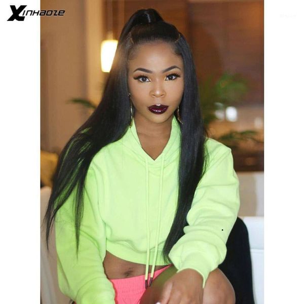 

brazilian unprocessed human hair 9a lace front wigs silky straight virgin with baby pre plucked natural colo1, Black;brown