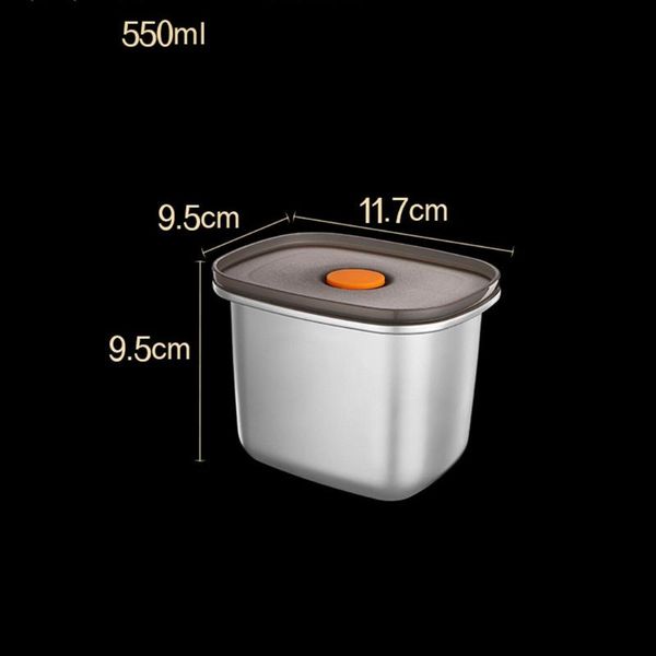 

storage bottles & jars box 250ml-1000ml container food lunch stainless steel