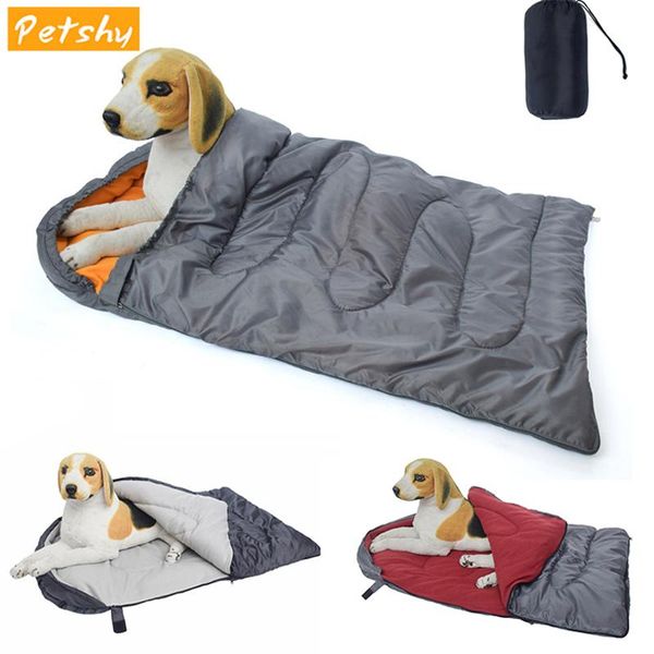 

petshy fluffy pet cat dogs bed house for small medium large dog nest home washable kennel cave sleepsack products kennels & pens