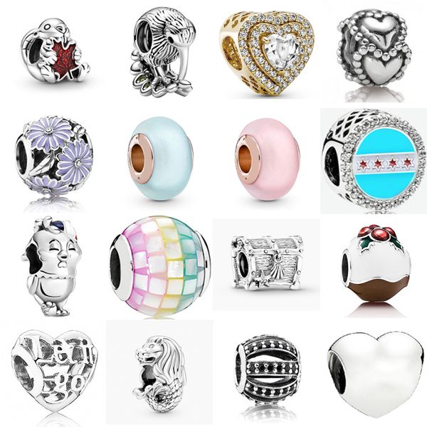 

new 2021 100% 925 sterling silver love gem charm fit diy original bracelet fshion jewelry gift111, Black