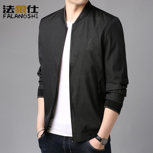 

spring jacket men's fashion and autumn baseball thin 2021 jackets, Black;brown