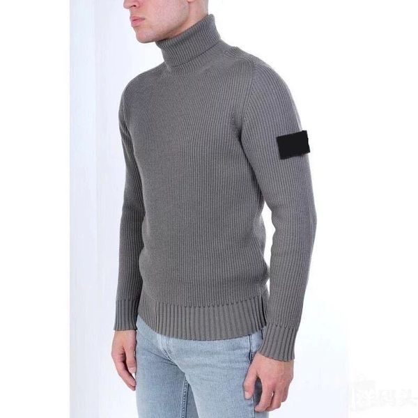 

mens designers sweaters 2020 autumn winter men sweater retro fashion sweater high collar comfortable asian size arm embroidery jumpers, White;black