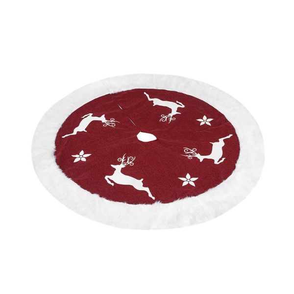 

christmas decorations 1pc chic tree skirt decorative plush home floor adorn