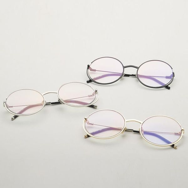 

sunglasses vintage round blue light glasses for women men 2021 designer reading computer harajuku oculos feminino, White;black
