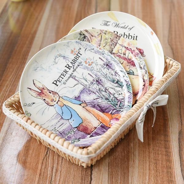 

dishes & plates easter cute plate ceramic tableware dinner pattern dessert dinnerware cake pastry tray kitchen fruit