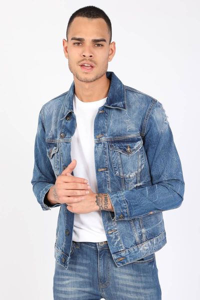 

men's jackets male blue slim fit jean jacket, Black;brown