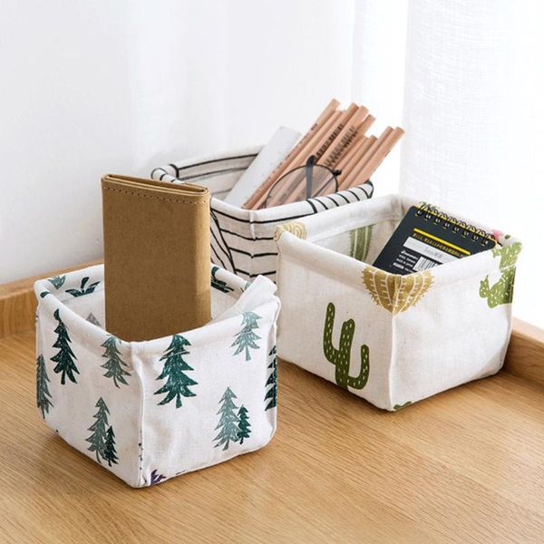 

storage baskets diy deskbasket sundries underwear toy box cosmetic book organizer stationery container laundry 1pc