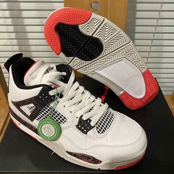 

2020 new cream sail black cat white cement men women jumpman 4 4s basketball shoes cactus jack mens trainers sport shoes size36------46e19w