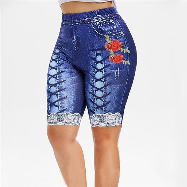 

women's pants & capris ladies jeans knee length women fashion printed skinny woman slim stretch short for female plus size, Black;white