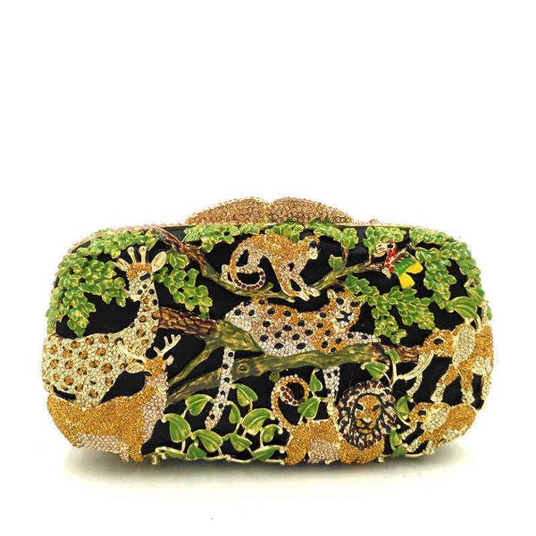 

enamel diamond women's bag zoo dinner bag gift evening hand
