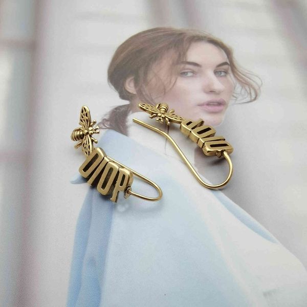 

old letters butterfly simple design earrings women fine jewelry discount, Golden;silver