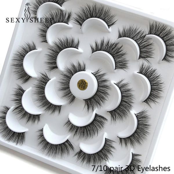 

10 pairs 3d faux mink eyelashes natural long false dramatic fake lashes makeup extension1