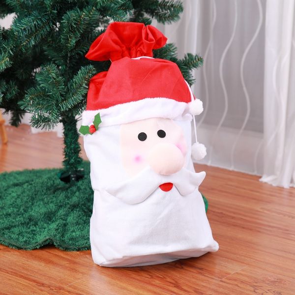 

christmas decorations santa claus big backpack pocket gift bag supplies