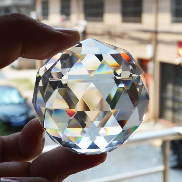 

novelty items 1pcs 60mm clear crystals glass ball chandeliers shinning prism suncatcher prisms chandelier pendants crystal