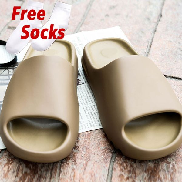 

yeesy foam runner slide women men slippers desert sand bone resin sandal bench sneakers yoga outdoor sports football basketball soccer a 7w2, Black